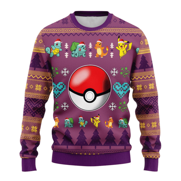 Anime Ball Ugly Sweater Fun & Festive Design