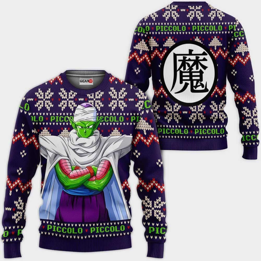 Anime Dragon Ball Ugly Christmas Sweater - Festive Holiday Gift