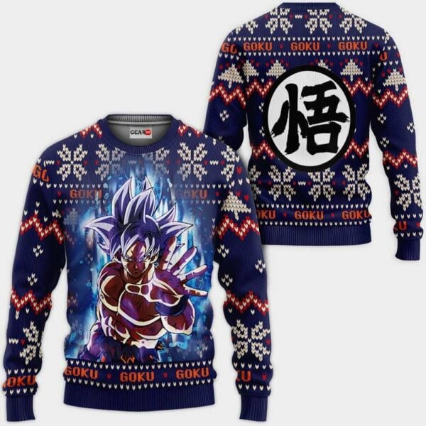 Anime Dragon Ball Ugly Christmas Sweater Festive Holiday Gift