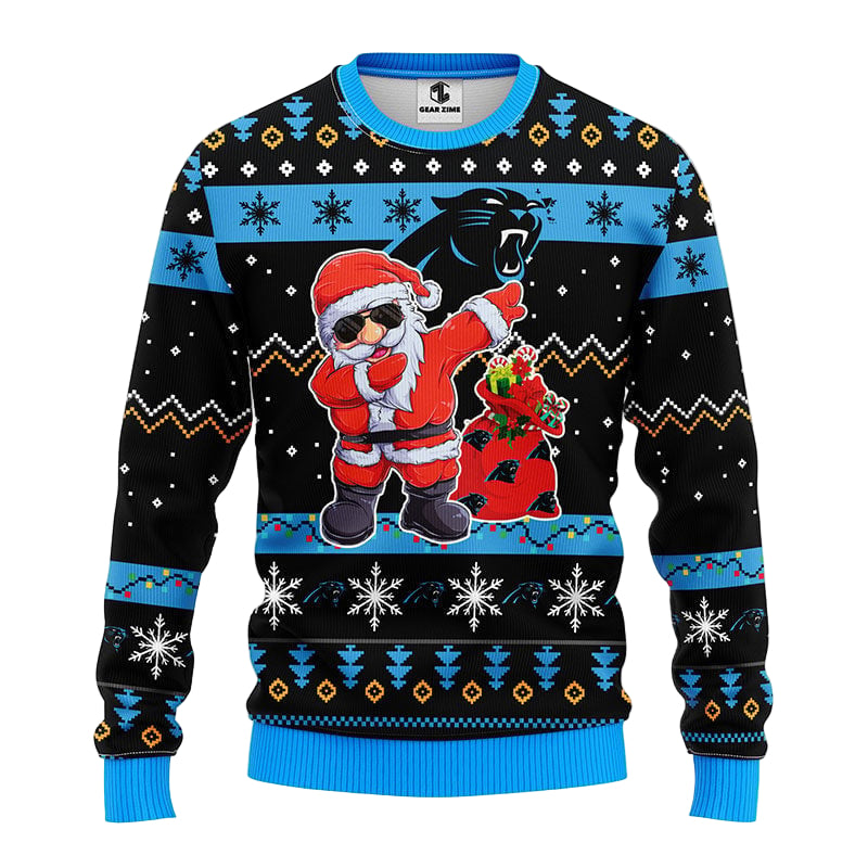 Funny Dabbing Santa Ugly Christmas Sweater - Festive Holiday Cheer - Image 9