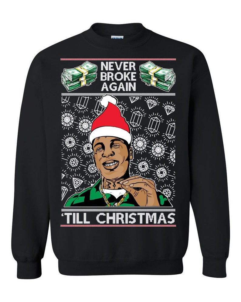 Funny Ugly Christmas Sweater, Festive Holiday Sweatshirt - Image 3