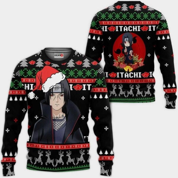 Ugly Christmas Sweater Naruto Anime Xmas Festive Fun Gift