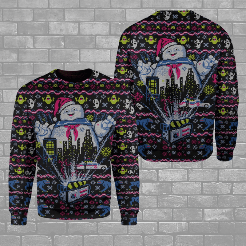 Winter Wonderland Fun Snowflake Sweater - Festive Ugly Christmas Sweater - Image 2