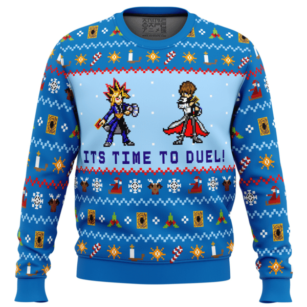 Yugioh Character Sprites Ugly Christmas Sweater - Festive Design - Image 7